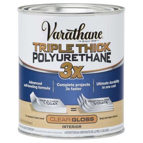 Rust-Oleum Varathane Gloss Triple Thick Polyurethane Case Of 2