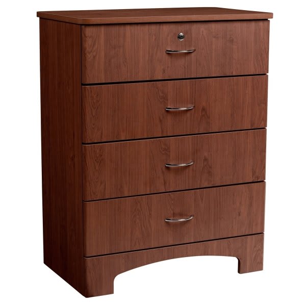 Drive™ Oslo 4-Drawer Chest, 21"W X 18"D X 29.5"H, Mahogany