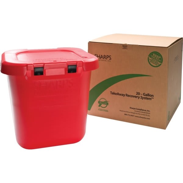 Sharps Compliance Takeaway Recovery System 20 Gallon