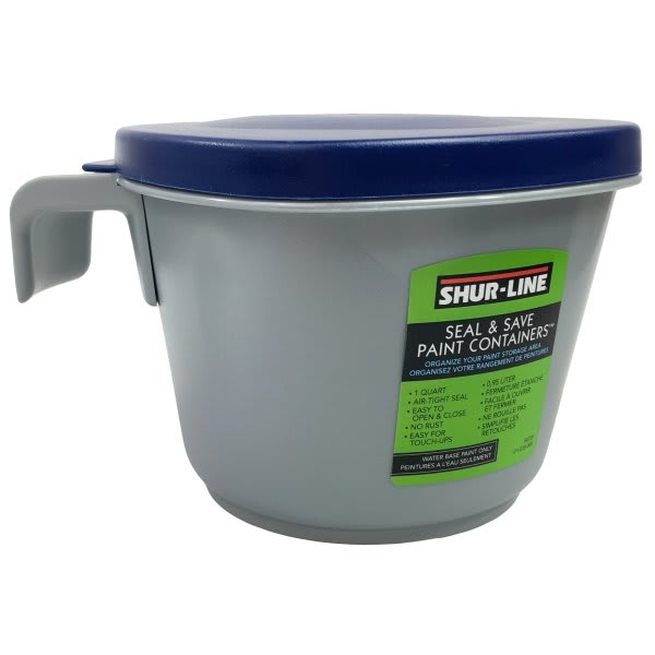 Leaktite 2,5QT Mischbehälter – Lösungsmittelbeständig & Kalibriert Für Farben & Baustoffe
