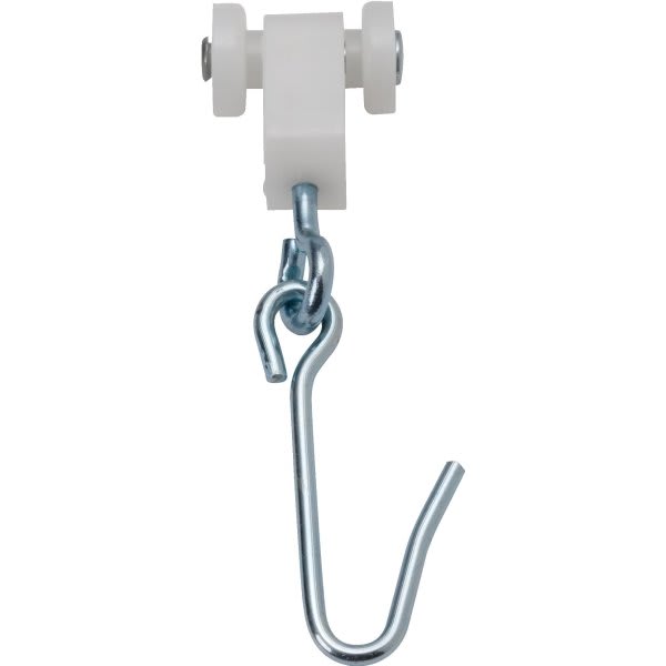 Fabtex Curtain Carrier 6000 Series Wheeled With Hook - Package Of 25