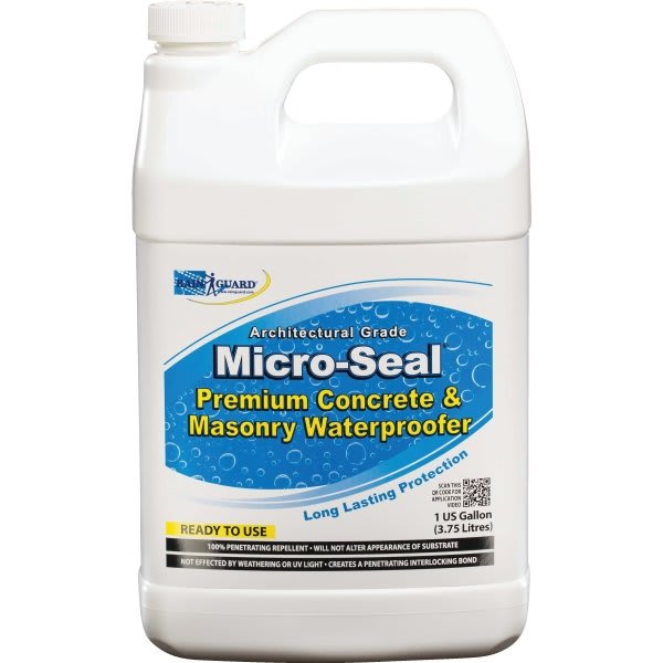 Rainguard 1 Gallon Micro-Seal Premium Concrete & Masonry Waterproofer