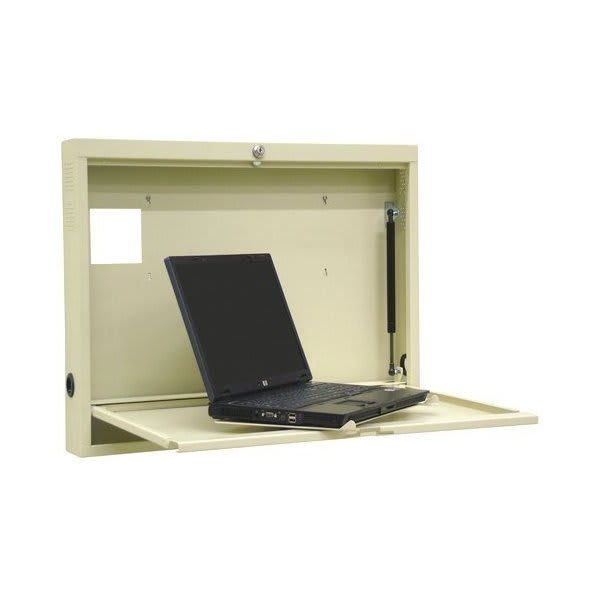 Omnimed Turntable Laptop Wall Desk Beige