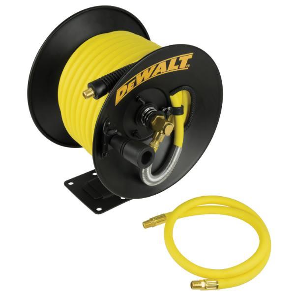 Dewalt® Manual Hose Reel, 3/8 In. X 50 Ft. Rubber