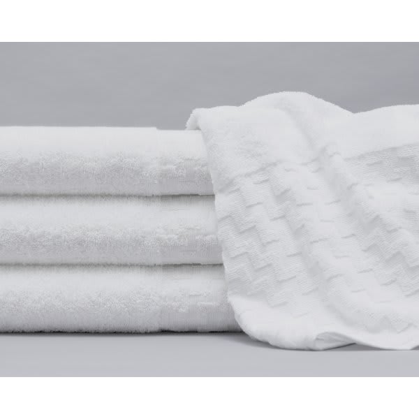Best Western Elevations Hand Towel, 16x27", 2.9 Lbs/Dz, White, Case Of 120
