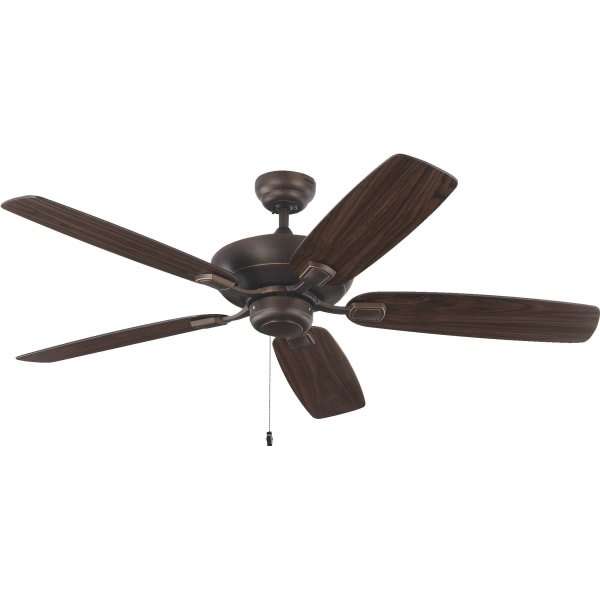 Generation Lighting Colony Max 52 In Outdoor Ceiling Fan (Roman Bronze)