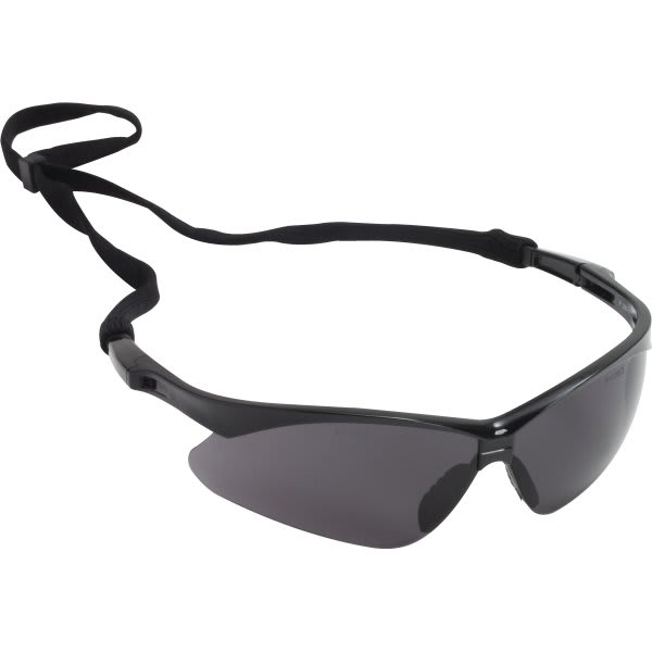Pyramex® Pmxtreme™ Safety Eyewear Black Frame With Gray Anti-Fog Lens With Cord
