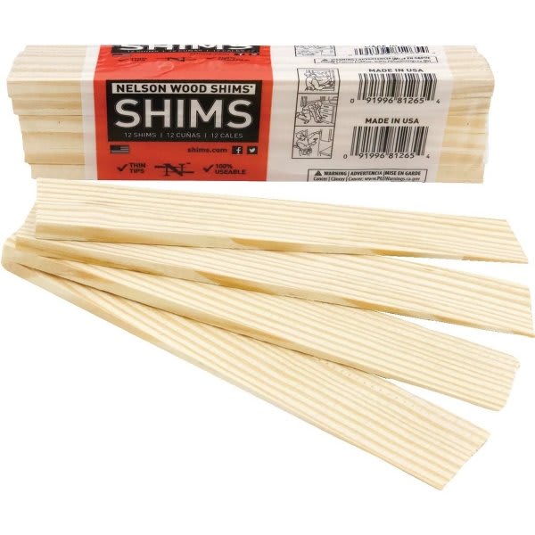 Nelson Wood Shims 8" Composite Wood Shim, Package Of 12 HD Supply