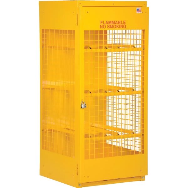 Vestil Horizontal 8 Cylinder Storage Cabinet
