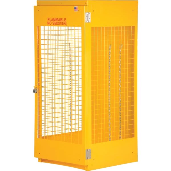 Vestil Vertical 5 To 10 Cylinder Storage Cabinet