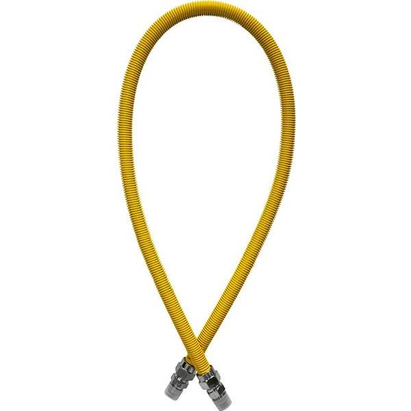 Watts Gas Connector Coated 5/8 In Stainless Steel 3/4 In M X 3/4 In F X