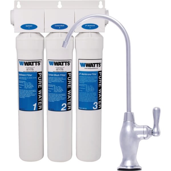 Watts® Kwik-Change™ Three-Stage Drinking Water Filtration System