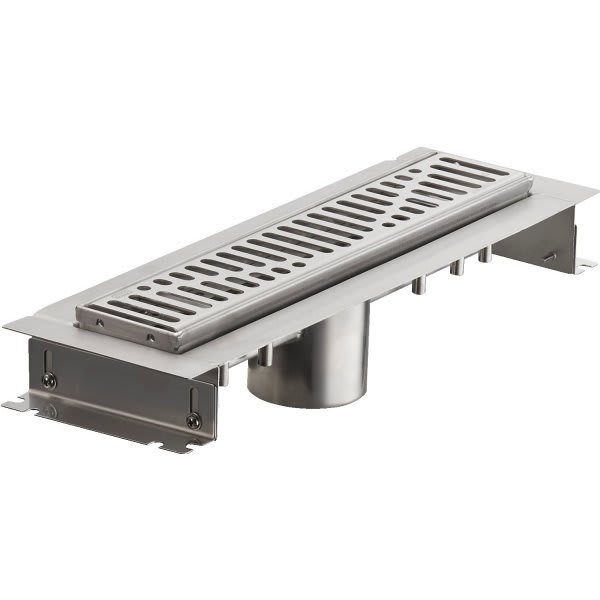 Zurn FD2270PV2 2" PVC Shower Stall Drain, 4 1/4" , Steel Strainer