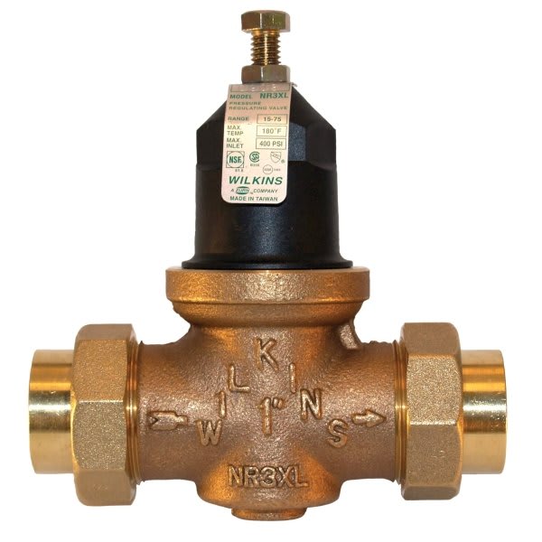 Zurn Nr3xldu - 3/4" Water Pressure Reducing Valve With Double Union Connections