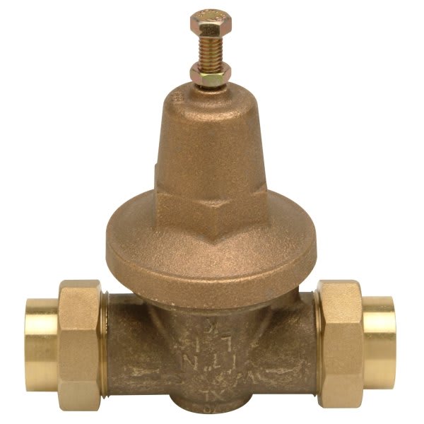 Zurn 1-70xldu Water Pressure Reducing Valve With Fnpt Double Union Connections