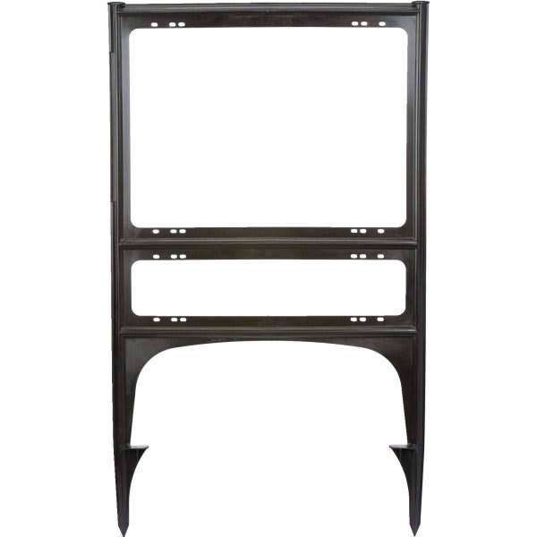 Designer Sign Frame, Bottom Rider, Black