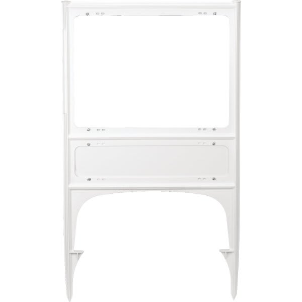 Designer Sign Frame, Bottom Rider, White