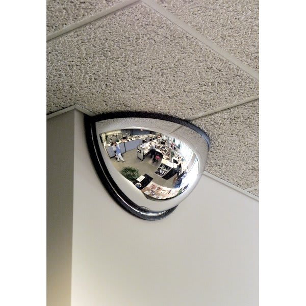 See All Industries 36 In 180° Indoor Half Dome Convex Mirror