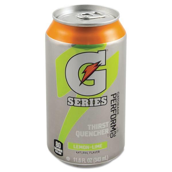 Gatorade® Thirst Quencher Can, Lemon-Lime, 11.6oz Can, Package Of 24