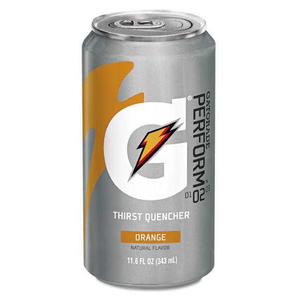 Gatorade® Thirst Quencher Can, Orange, 11.6oz Can, Package Of 24