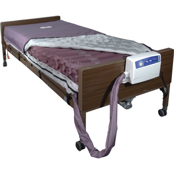 Drive® Alternating Pressure Low Air Loss Mattress, 350 Lb Capacity, 80lx36wx8"D