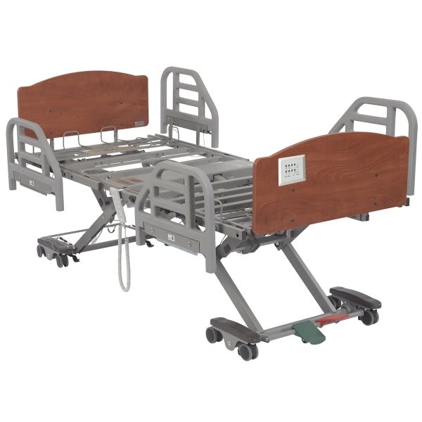Drive™ Prime Care P903 Full-Electric Expandable Length Low Bed Up, 7"H Minimum