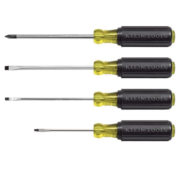 Klein Tools® 4-Piece Mini Cushion-Grip Screwdriver Set