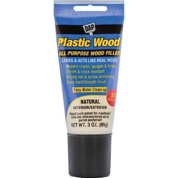 Dap 3 Oz Plastic Wood Latex All-Purpose Wood Filler (Natural) (6-Pack)