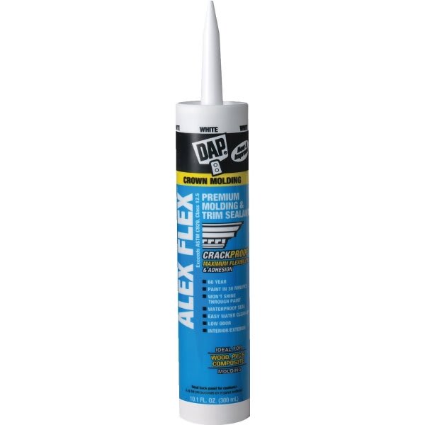 Dap 10 Oz Alex Flex Premium Molding And Trim Sealant (White) (12-Count)