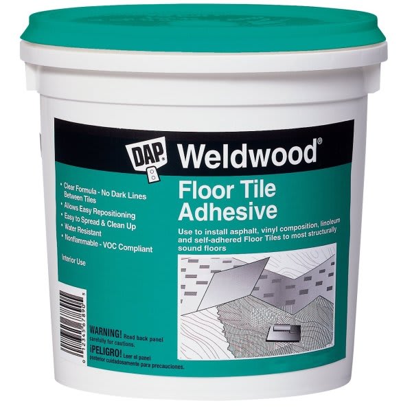 Dap Weldwood 1 Qt Floor Tile Adhesive Package Of 6