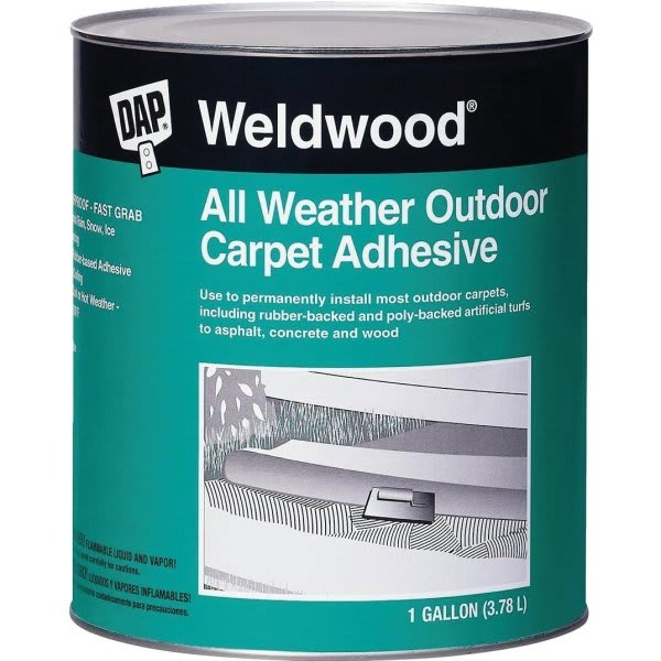Dap Weldwood 1 Qt All-Weather Outdoor Carpet Adhesive  Package Of 6