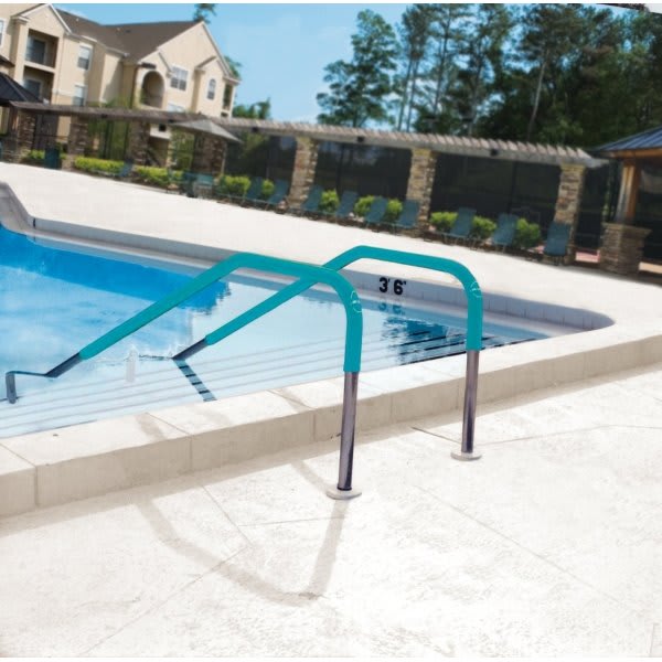 Koolgrips  Safety Grip Handrail Cover, 6' Aqua Teal - Kgs602it