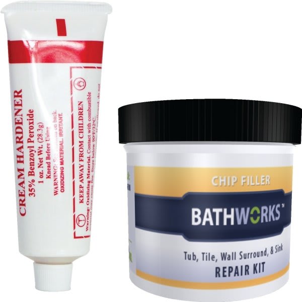 Bathworks 4 Oz Tub And Tile Chip Repair Kit In Almond HD Supply