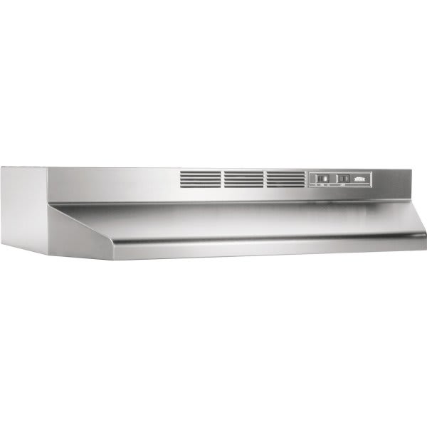 Broan® 30" Stainless Steel NonVented Range Hood w/EZ1 Installation