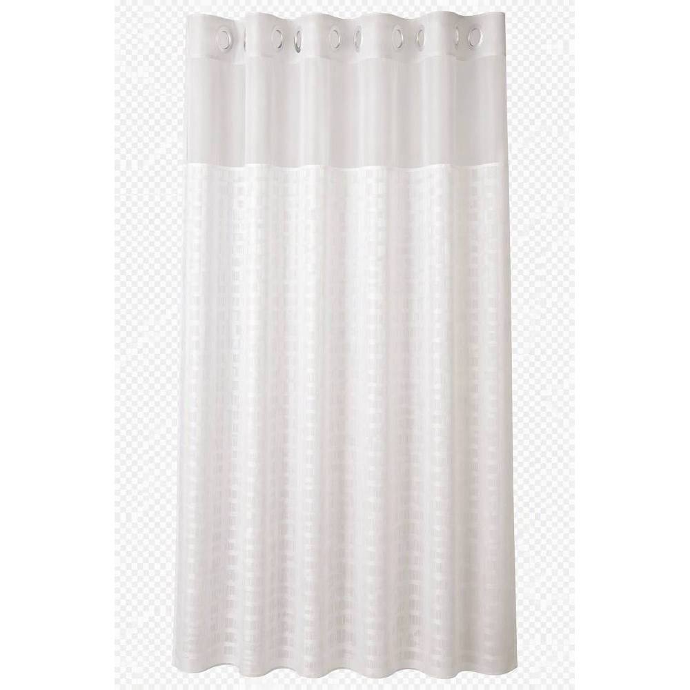 Focus Products Hookless Madison Shower Curtain 71 X 77" White Case Of 12