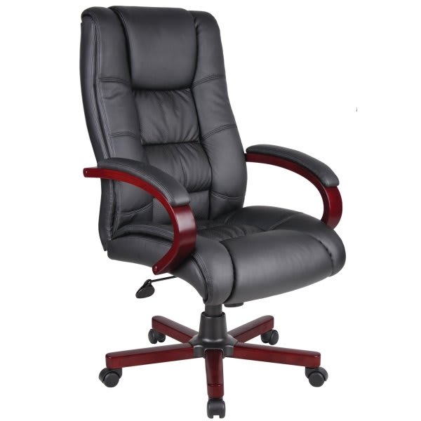 Realspace Ampresso Taupe/Silver Big & Tall Bonded Leather ...