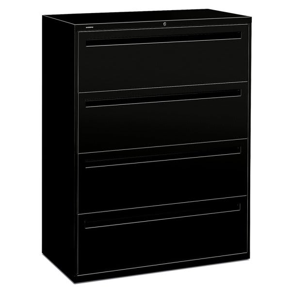 WorkPro® 5Drawer Black Steel Lateral File 36 Inch W HD Supply