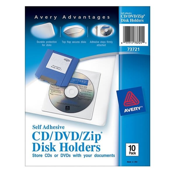 Avery® Clear SelfAdhesive Laminating Sheet, Package Of 50 HD Supply