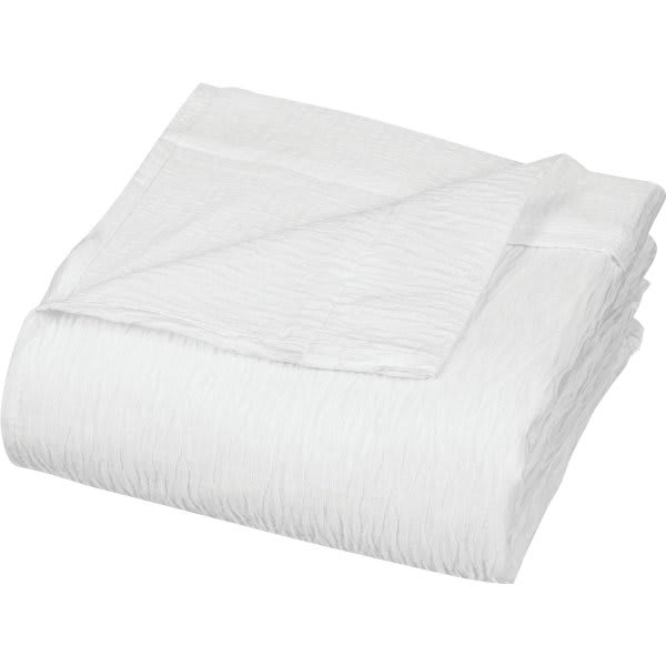 Cotton Bay® Kingsbridge™ Moonscape Top Sheet Full/Queen 94x96" White, Case Of 12