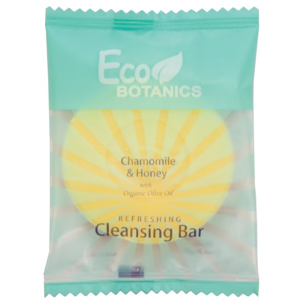 Eco Botanics Chamomile & Honey Cleansing Bar #.75/14 G Sachet Wrapped, 1000/Cs
