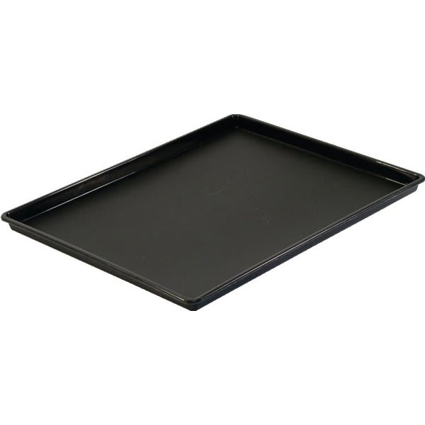Hapco 10 X 12.5" Rectangular Tray With Square Corners Black Package Of 36