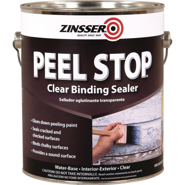 Zinsser 1 Gallon Peel Stop Binding Primer - Clear, Case Of 4