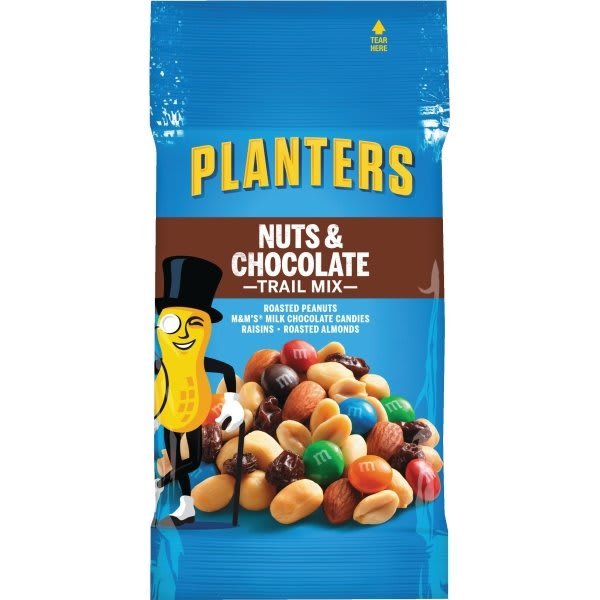 Planters 2 Oz Nut And Chocolate Trail Mix Pack Of 72