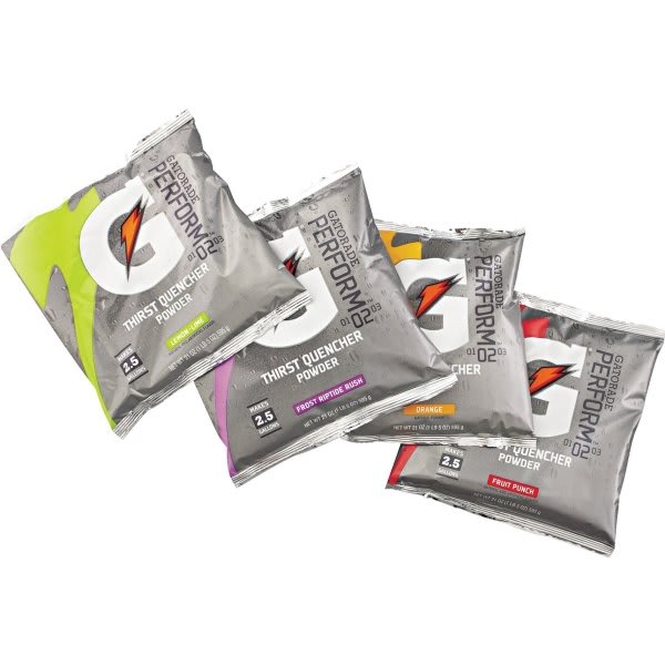 Gatorade 21 Oz Packets Variety Pack Original Powdered Drink Mix Pack Of 32