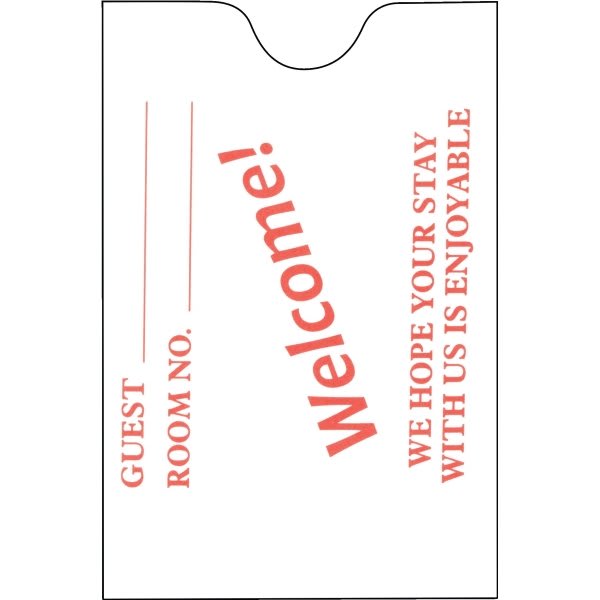 Welcome! Keycard Envelope, Box Of 500