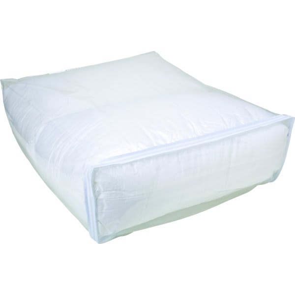 Vinyl Zipper Pillow Storage Bag, 27 X 22 X 12", Case Of 12