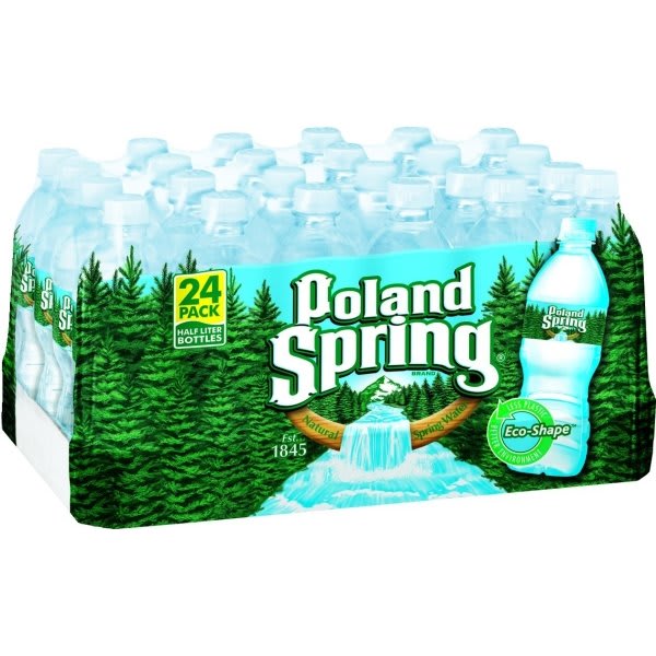 Poland Springs 1/2 L Bottled Water Case Of 24