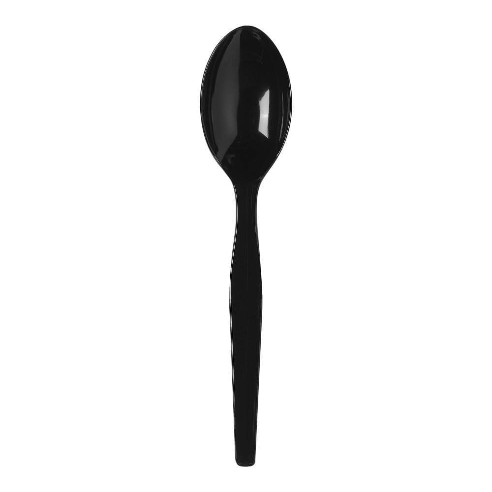 Dixie® Smartstock Medium Weight Spoon Refill, Polystyrene - Black (960/Case)