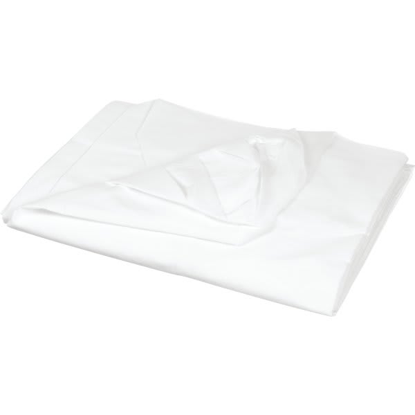 Cotton Bay® Classic™ T200 Fitted Sheet Full 54x75x12" White, Case Of 24