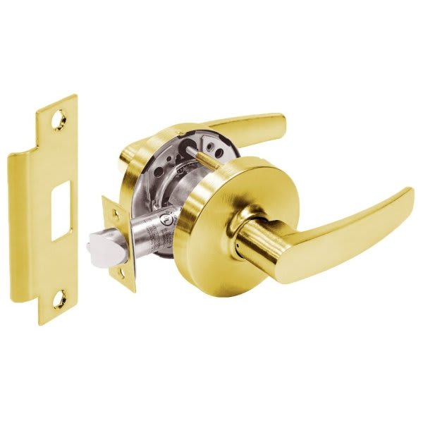 Sargent® 10 Series 10u15 Passage "b" Standard Cylindrical Lever Lockset (Bright Brass)
